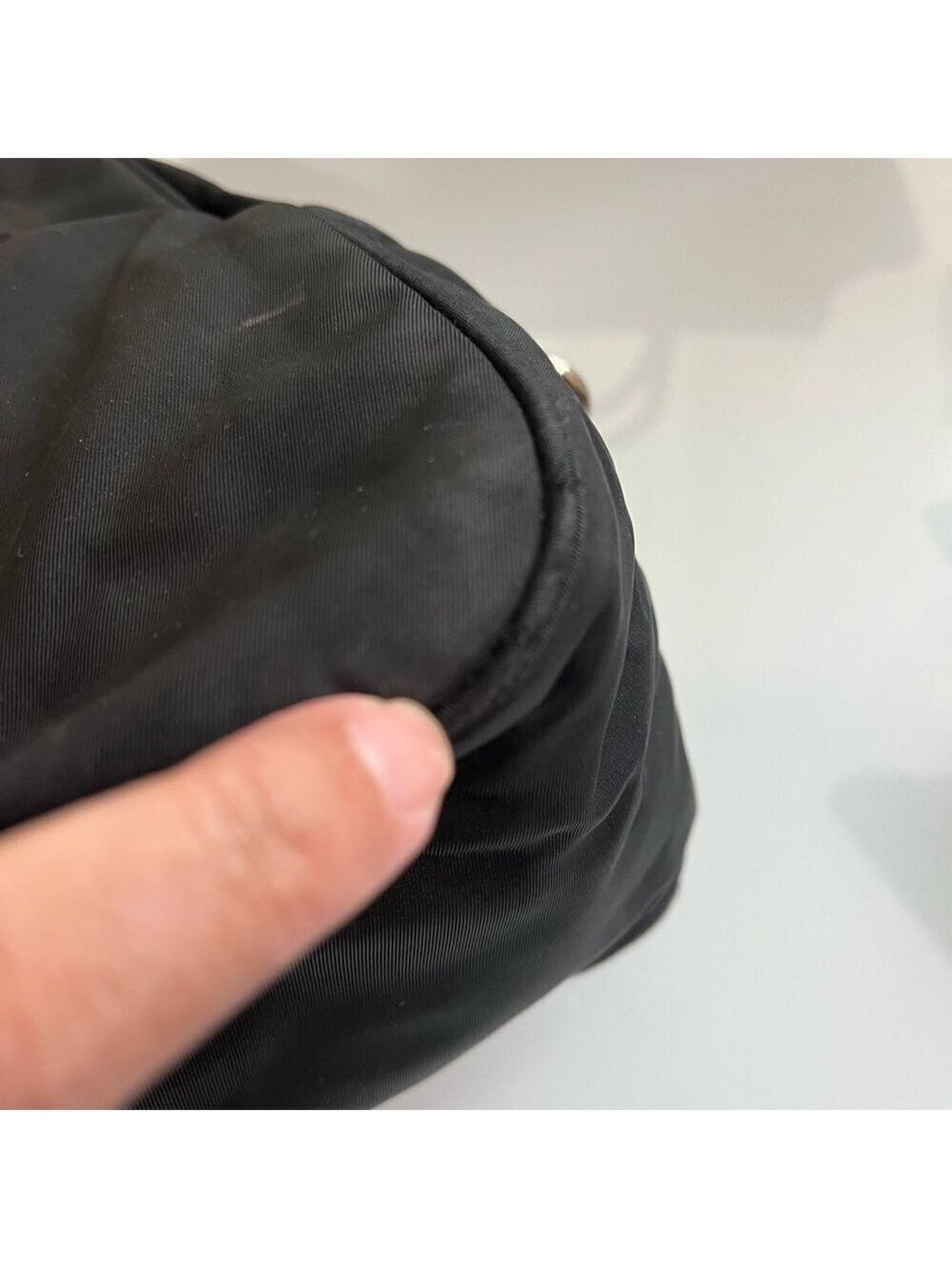 PRADA BLACK TESSUTO HANDBAG - Picture 10 of 16